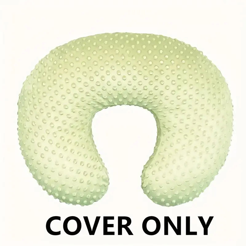 1pc Soft And Snug Minky Nursing Pillow Cover For Infant And Baby
