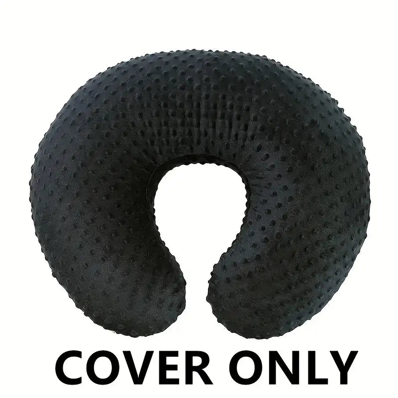 1pc Soft And Snug Minky Nursing Pillow Cover For Infant And Baby