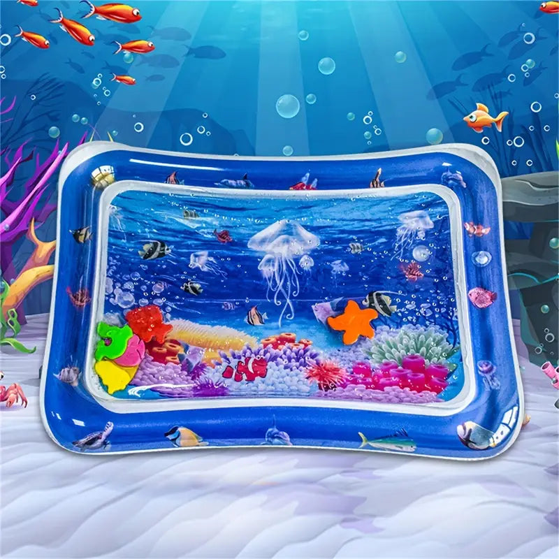 COZYPANDA Colorful Underwater-Themed Youngsters Water Play Mat