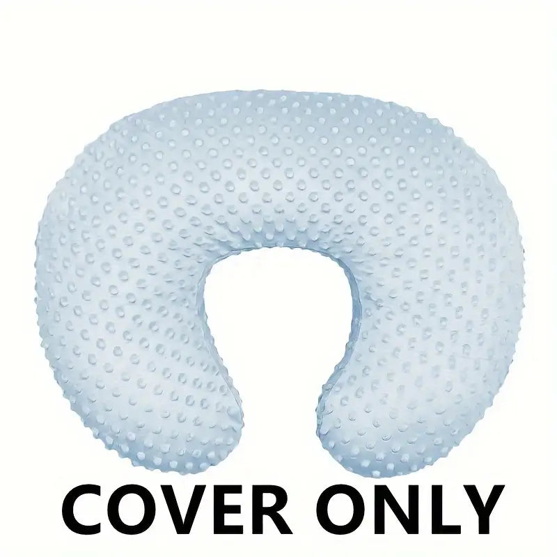 1pc Soft And Snug Minky Nursing Pillow Cover For Infant And Baby