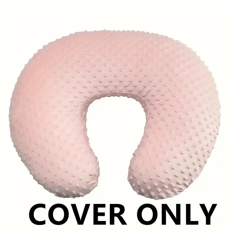1pc Soft And Snug Minky Nursing Pillow Cover For Infant And Baby