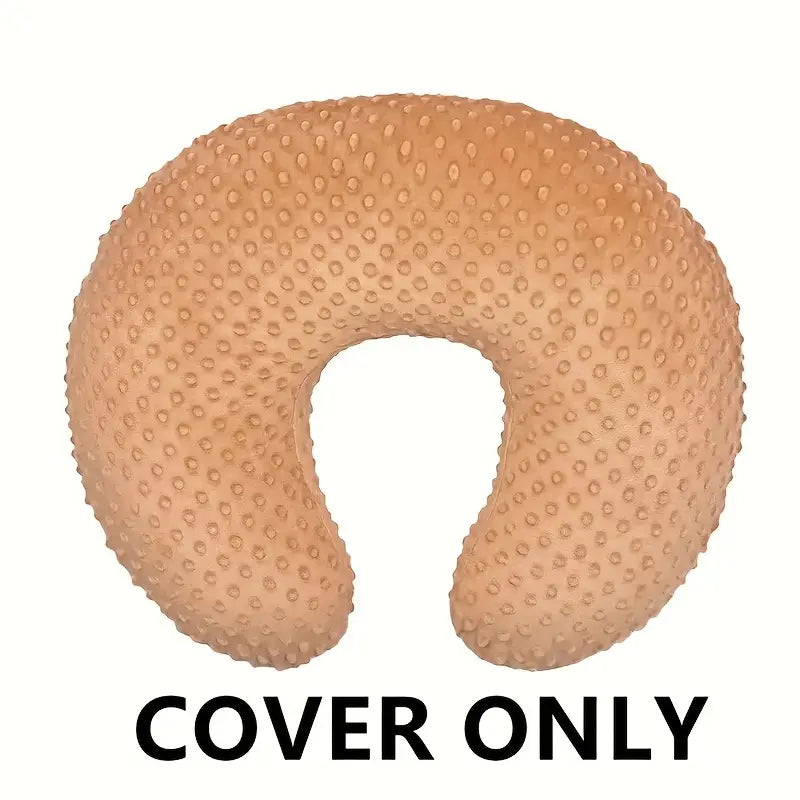 1pc Soft And Snug Minky Nursing Pillow Cover For Infant And Baby