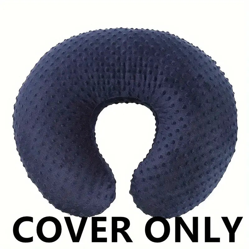 1pc Soft And Snug Minky Nursing Pillow Cover For Infant And Baby