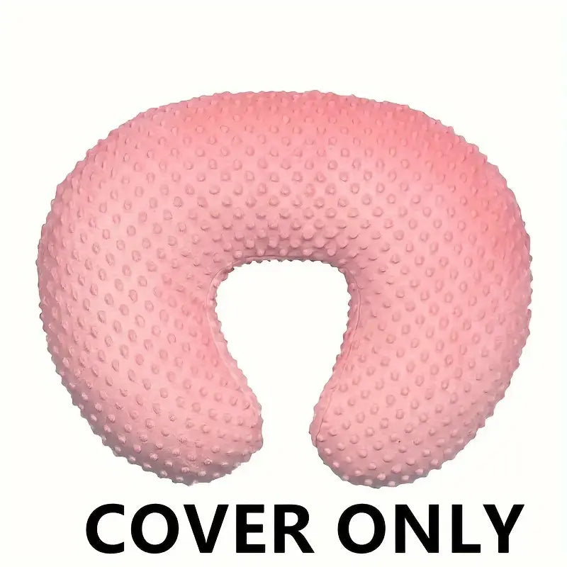 1pc Soft And Snug Minky Nursing Pillow Cover For Infant And Baby