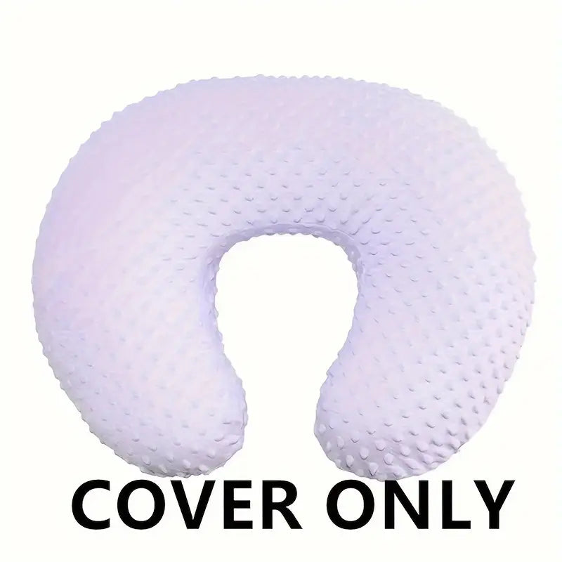 1pc Soft And Snug Minky Nursing Pillow Cover For Infant And Baby