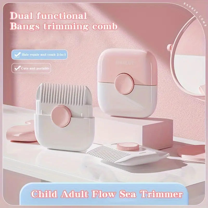 Dual-Function Hair Trimmer Comb with Blade Control