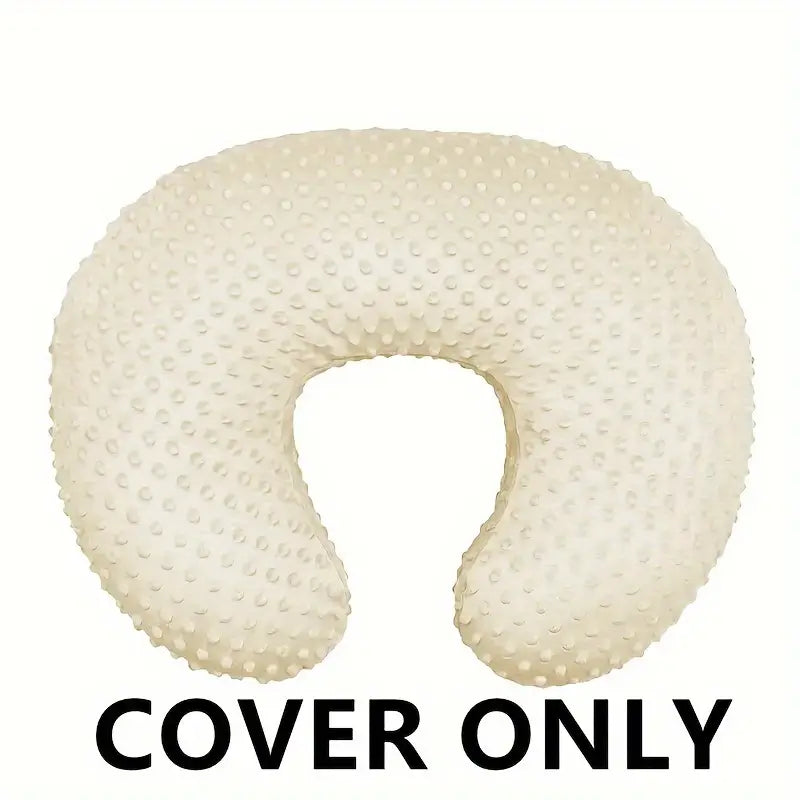 1pc Soft And Snug Minky Nursing Pillow Cover For Infant And Baby
