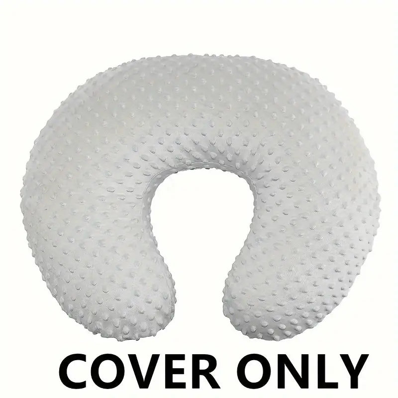 1pc Soft And Snug Minky Nursing Pillow Cover For Infant And Baby
