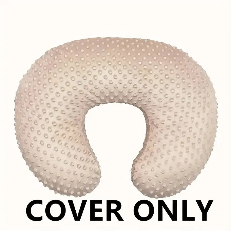 1pc Soft And Snug Minky Nursing Pillow Cover For Infant And Baby