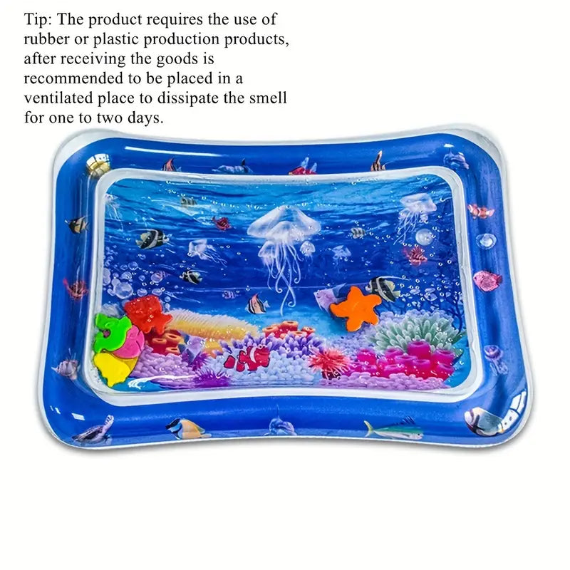 COZYPANDA Colorful Underwater-Themed Youngsters Water Play Mat