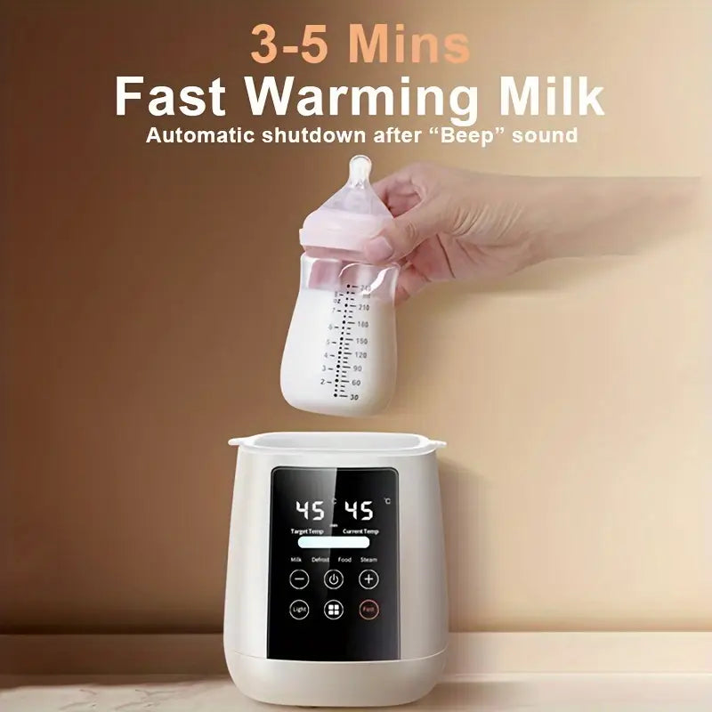 Baby Bottle Warmer Milk Warmer And Steriliser 6-in-1 With Digital LCD