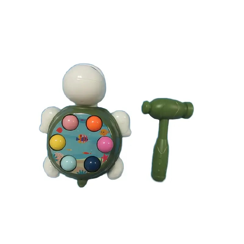 1pc Interactive Turtle Hammer Toy, Educational Colorful Shape Sorting Game
