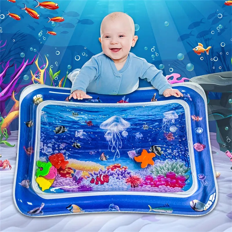 COZYPANDA Colorful Underwater-Themed Youngsters Water Play Mat