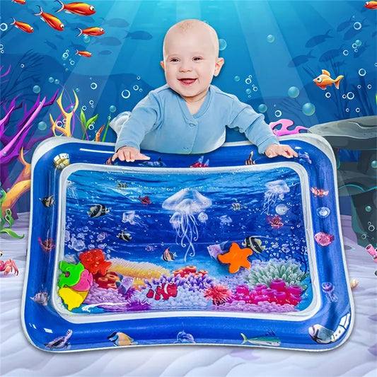 COZYPANDA Colorful Underwater-Themed Youngsters Water Play Mat