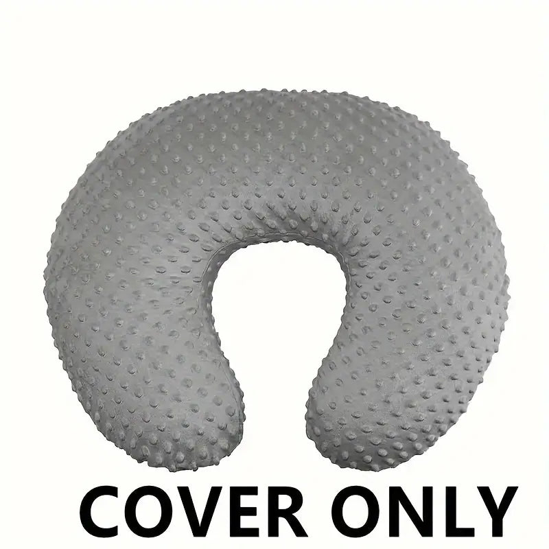 1pc Soft And Snug Minky Nursing Pillow Cover For Infant And Baby