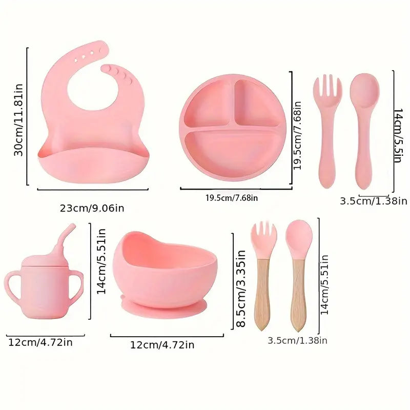 Silicone Baby Feeding Set