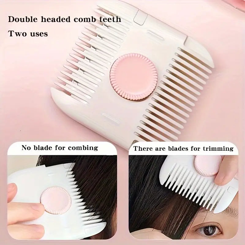 Dual-Function Hair Trimmer Comb with Blade Control