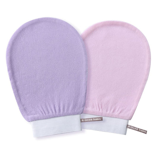 Silky Smooth Bliss Double Sided Exfoliating Bath Gloves