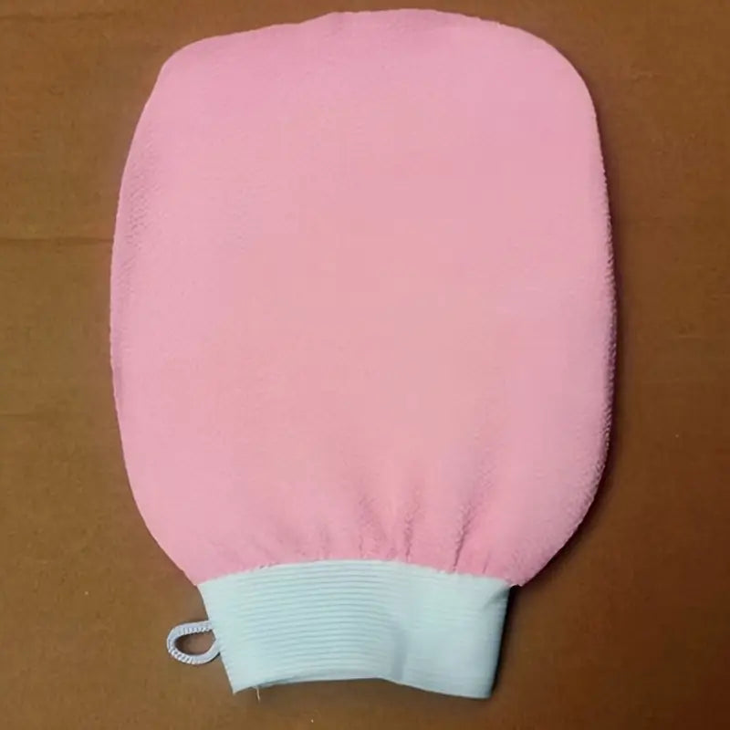 Silky Smooth Bliss Double Sided Exfoliating Bath Gloves